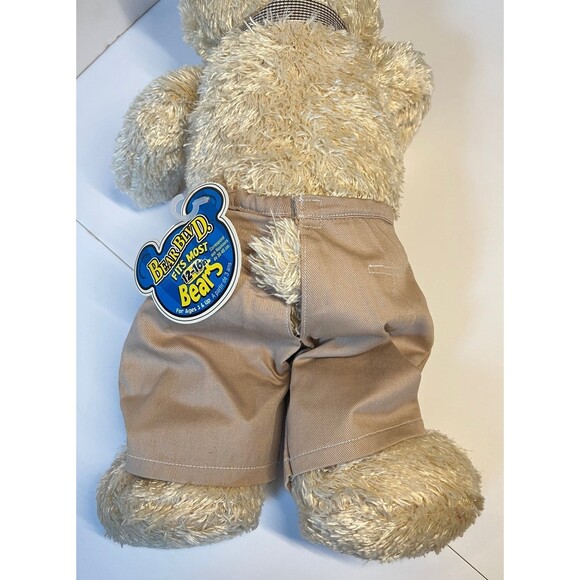 Khaki Pants Plush Bear w/ original tag (Bx Bear) - Picture 5 of 8